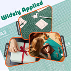 2 Packs Cutting Mats, 12inch x 18inch Rotary Cutting Mat Double Sided 5-Ply - Image 7