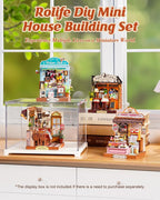 Rolife Miniature House Kits for Adults, Sweetie's Donut Shop Miniverse - Image 7