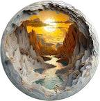 Wooden Puzzles for Adults, 3D Vision Inside Wooden Puzzles 500 Pieces, Unique by Jollitot