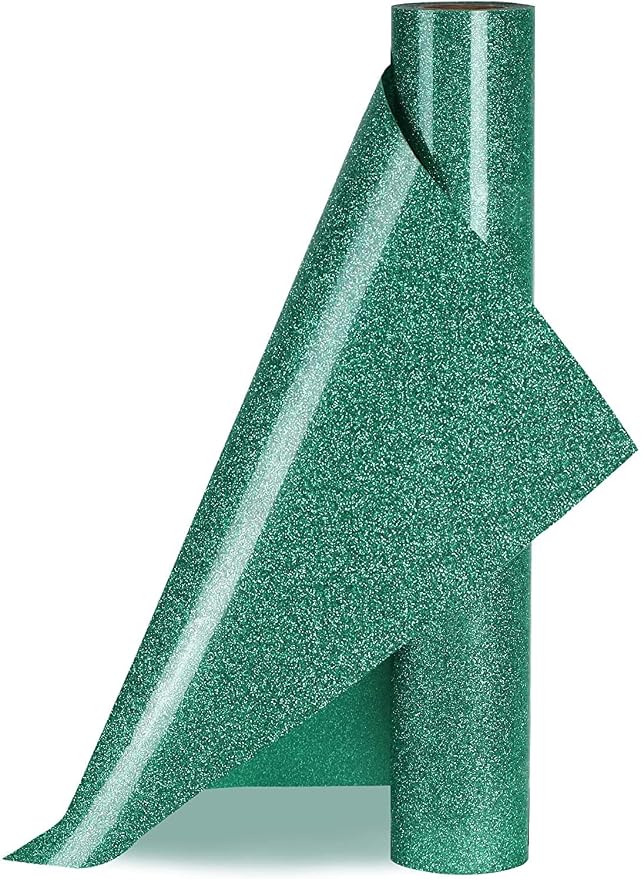 HTVVETUR Glitter HTV Vinyl Rolls Heat Transfer Vinyl - Image 7