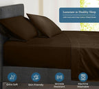 Royale Linens 400 Thread Count 100% American Grown Cotton Fitted Sheet Full Size - Image 3