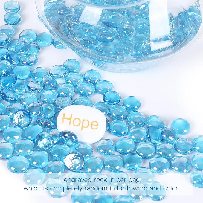 5LB Fire Glass Beads Flat Glass Marbles - Image 2
