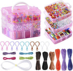 Peirich Bracelets Making Bead Kits, Includes 44 Colors Embroidery Floss by Peirich