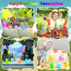 130 Pcs Luminous Mini Resin Animal Tiny Resin Animals Miniature Little Animal - Image 6