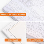 Framed Paint by Numbers Kit for Adults Beginner, London City View Street - Image 5