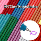 KEILEOHO 280 PCS Colored Glitter Hot Melt Glue Sticks, 14 Colors Mini Glue - Image 3