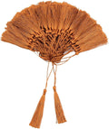 VAPKER 100 Pieces Bronze Tassels 13cm/5-Inch Silky Handmade Soft Tassels Floss by VAPKER