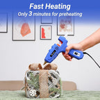 Hot Glue Gun Full Size: DEKOPRO 60/100Watt Dual Temp Hot Glue Gun Kit - Image 7
