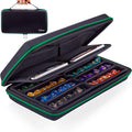 SIQUK Green EVA Dice Case with Detachable Tray and Handle by SIQUK