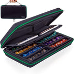 SIQUK Green EVA Dice Case with Detachable Tray and Handle by SIQUK
