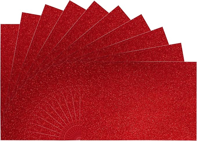 pson 10Pcs 7.8 x 11.8 Inch Shiny Self-Adhesive EVA Foam Sheets by Unknown
