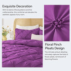 BEDELITE Purple King Size Comforter Set - Image 4