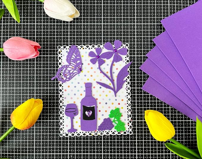 9 x 12 Inch Purple Foam Sheets Crafts, 2mm Thick. 25 Pack Premium Purple Foam - Image 4