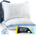 BETU Cooling Pillows Queen Size Set of 2, Shredded Memory Foam Cool Pillows by BETU