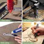 8 Pack Walnut Plywood Sheets 12x12x1/8 Inch, 3mm Plywood - Image 4