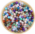 8mm Bulk Natural Crystals Assorted Stone Beads by Clearain