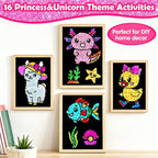 FUNNYB&G Foil Art Craft Kit for Girls 4-10 Years Old: Mess-Free & No-Glue - Image 9