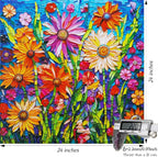 Bgraamiens-Mosaic Art Flowers-1000 Pieces Puzzle - Image 6