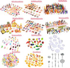 150Pcs Miniatures Food Drinks Bottles Doll House Accessories 1:12 Playset - Image 7