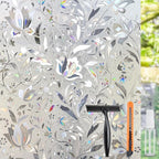 HIDBEA Window Privacy Film, 3D Stained Glass Static Cling by HIDBEAWindowFilm