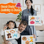 Aowplc 48 Sheets Make-a-Face Animal Stickers Mix and Match - Image 7