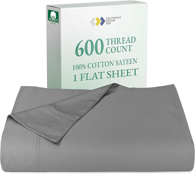 California Design Den Queen Size Flat Sheet Only by CaliforniaDesignDen