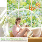 Window Privacy Film Stained Glass Rainbow Window Film - Image 2