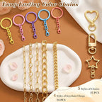Ecoofor 364 Pcs Keychain Making Kit - Image 4