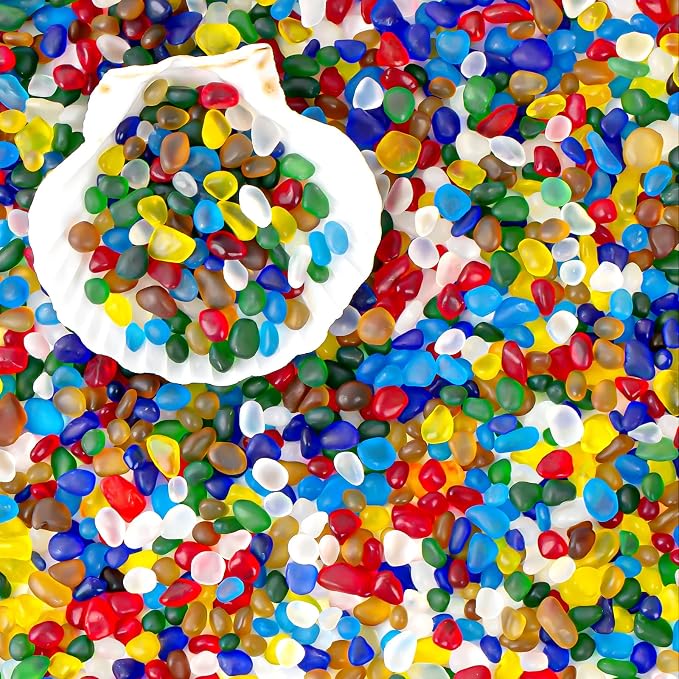 QEQEKAKA Colorful Sea Glass Stones - Image 5
