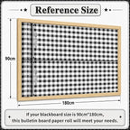 Black White Buffalo Bulletin Board Roll Non-Woven Fabric Poster 16in X 12ft | - Image 3