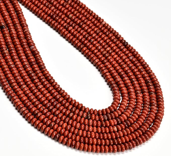 ICAI Beads Natural 2x4mm Rondelle Beads, Abacus Disk Stone Spacer Beads – Loose by CAI+YI+MING