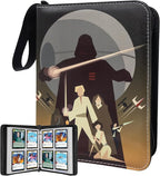 Card Binder for Trading Cards, 4 Pocket by WESTTUNE