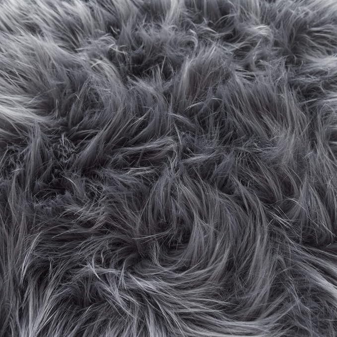 Faux Fake Fur Long Pile Luxury Shaggy/Craft, Decorations / 60" Wide/Sold by The by FabricEmpire