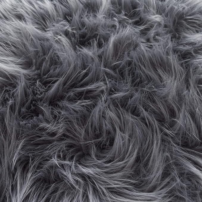 Faux Fake Fur Long Pile Luxury Shaggy/Craft, Decorations / 60" Wide/Sold by The by FabricEmpire