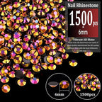 1500pcs 6mm Resin Rhinestones Bulk - Image 2