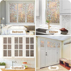 Haton Window Privacy Film, Stained Glass Rainbow Film Decorative Window Clings - Image 9