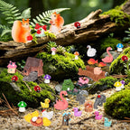 160 Pcs Fairy Garden Accessories Miniature Resin Animals Tiny Fairy House - Image 2