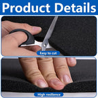 DECOHS 4 Pcs Black Polyurethane Foam Sheets, Packing Foam Pads - Image 3