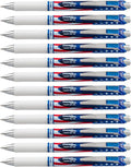 Pentel EnerGel RTX Retractable Liquid Gel Pen, Medium Line, Metal Tip, Flag by PentelofAmerica