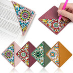 WIVICO 4 pcs Diamond Painting Bookmarks, DIY Diamond Art Kits by WIVICO