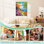 Paint by Numbers Kit for Adults, Garden DIY Painting Kit, 16x20 Inch | Tulip - Image 7