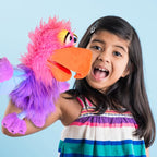 Playful Minds – Living Puppets Sheri Bird Hand Puppet – 13-Inch Colorful Plush - Image 3