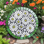 Artspac White Petal Ceramic Mosaic Tiles - Image 3