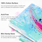 AUREUO Mini Magnetic Stretched Canvas 4x4 Inch / 24 Pack - Image 4