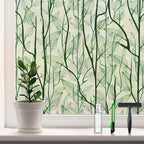 DKTIE Window Film Privacy with Installation Tools, Decorative Stained Glass by Dktie
