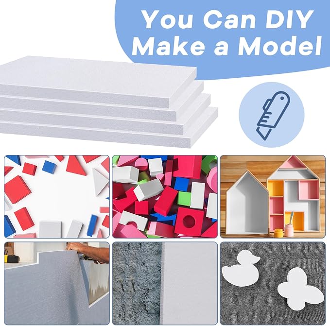 Frienda 12 Pcs Foam Board Bulk XPS Foam Sheet Panel - Image 7