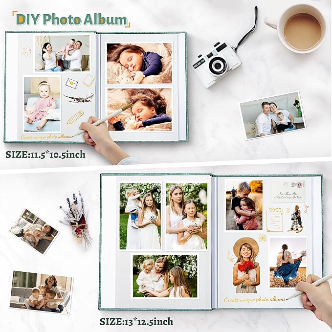Artfeel Photo Album Self Adhesive Scrapbook, Large Photo Book - Image 3