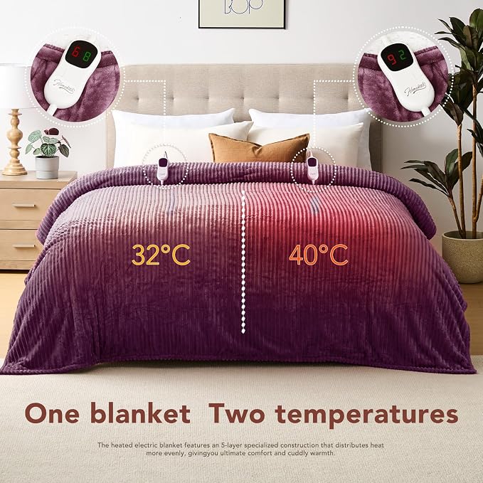 Homemate Electric Heated Blanket King Size - Image 8