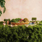 USMOLA Fake Moss Mat, Artificial Moss Table Runner - Image 4
