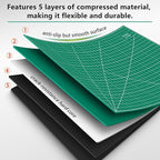 WORKLION Self Healing Cutting Mat: 24 x 36 inch Large Double Sided 5-Layer - Image 3